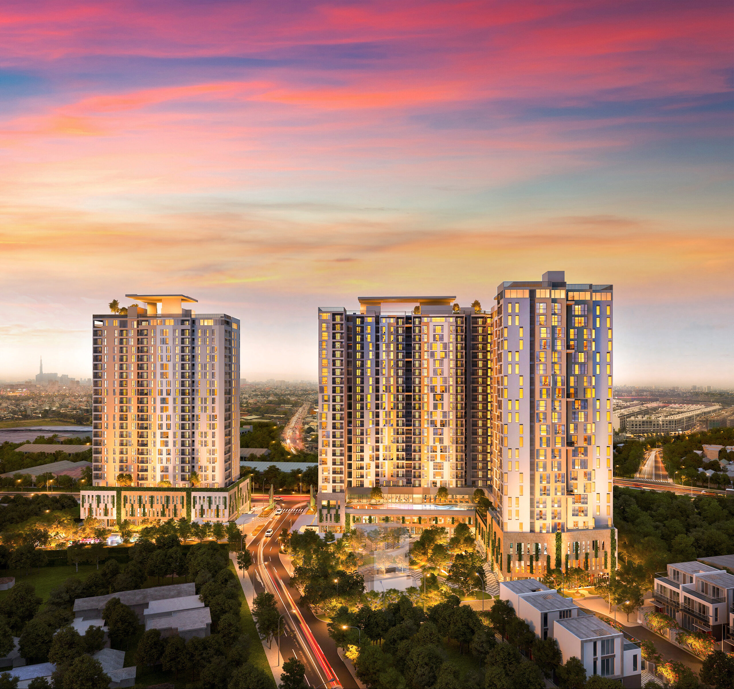 Biệt thự The Villas (thuộc Urban Green) dễ dàng kết nối với hệ thống hạ tầng trọng điểm và nhiều khu vực tiện ích quan trọng trong thành phố